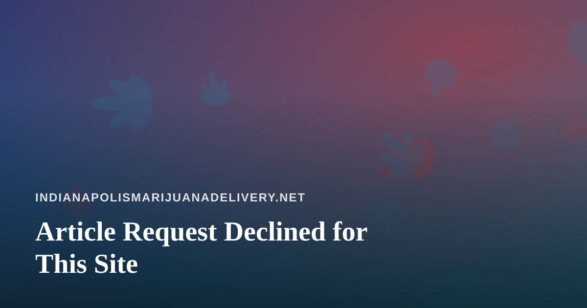 Article Request Declined for This Site